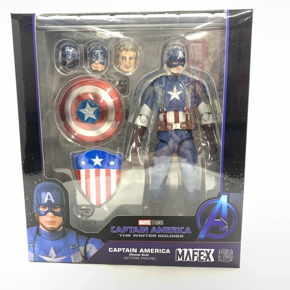 MAFEX No.220 CAPTAIN AMERICA Classic Suit Action Figure 6.3 inches
