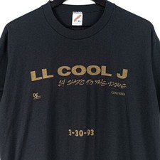 VTG 1993 LL Cool J 14 Shots To The Dome Rap T...
