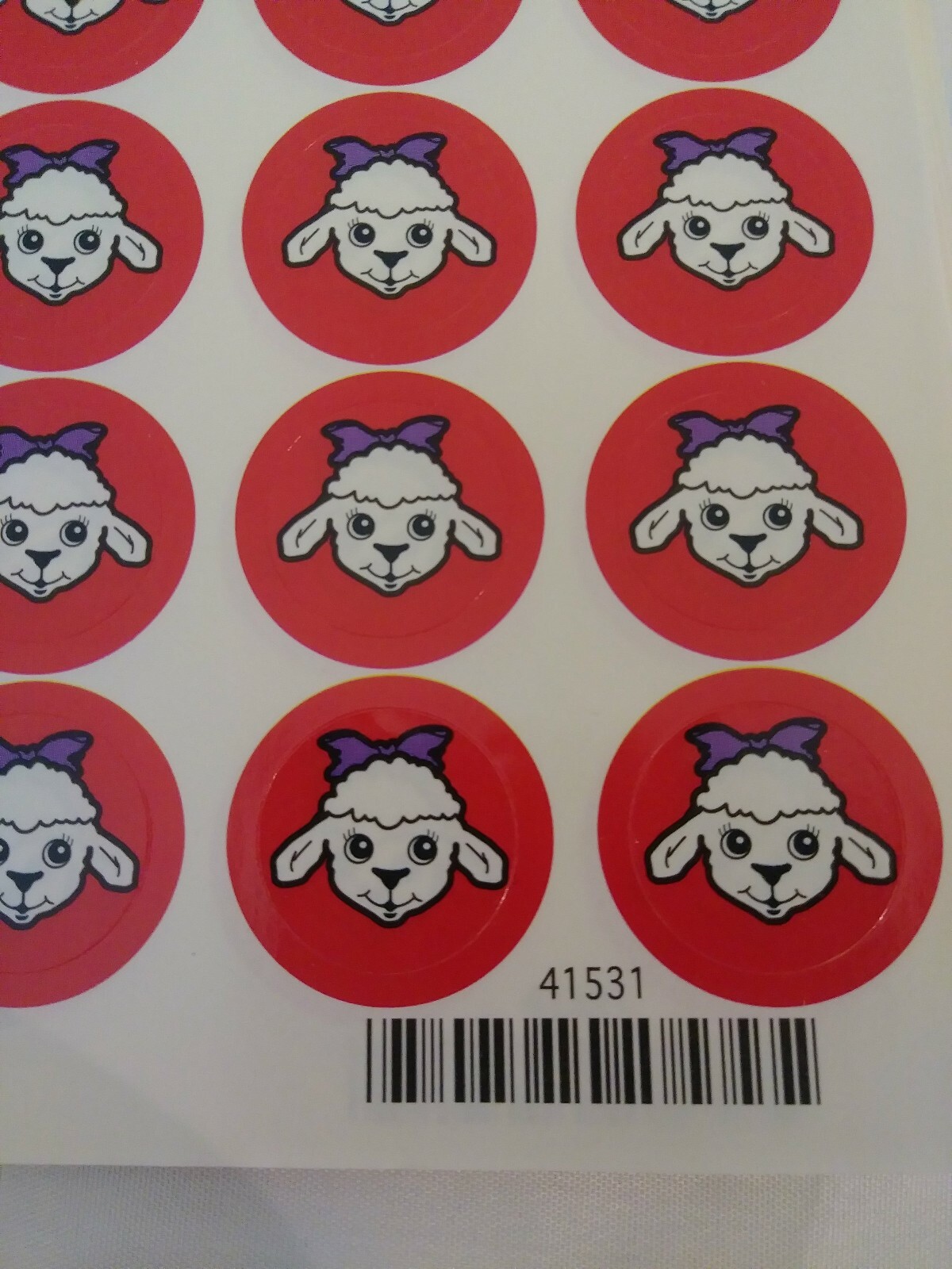 Lot Of 34 Sheets Lamb Stickers Teacher Reward Homeschool eBay