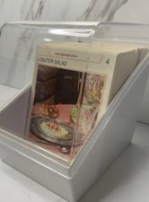 Rare Vintage Weight Watchers Recipe Cards Storage Box Rare Vintage 1974