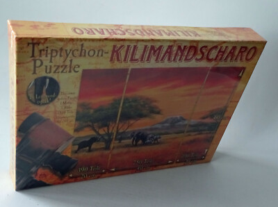 Triptychon Puzzle Kilimandscharo 1530 Teile 80x60 cm Neu/New