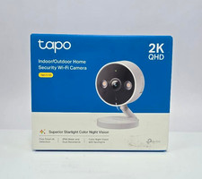 Tapo 2K Plus Indoor Outdoor Wired Security Camera Color Night Vision