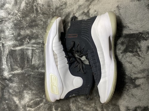 Size 11.5 - Under Armour Curry 4 Black White 2017 - Steph Curry 1298306-007 - Picture 4 of 13