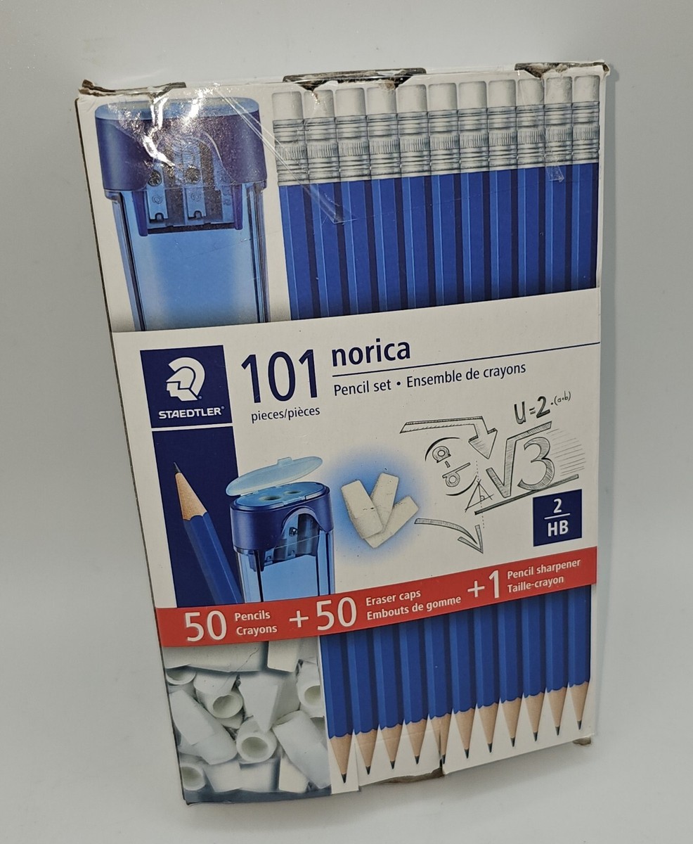 特価 Norica Pencils Staedtler Graphite caps Eraser Count 50 鉛筆・シャープペン