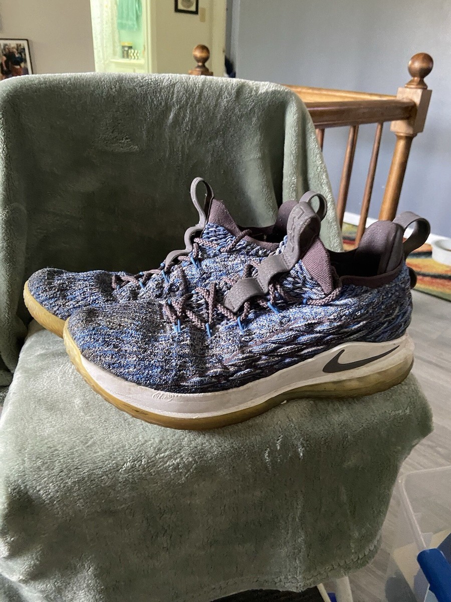 Size 10 Nike Lebron 15 Low Signal Blue Just Broken In