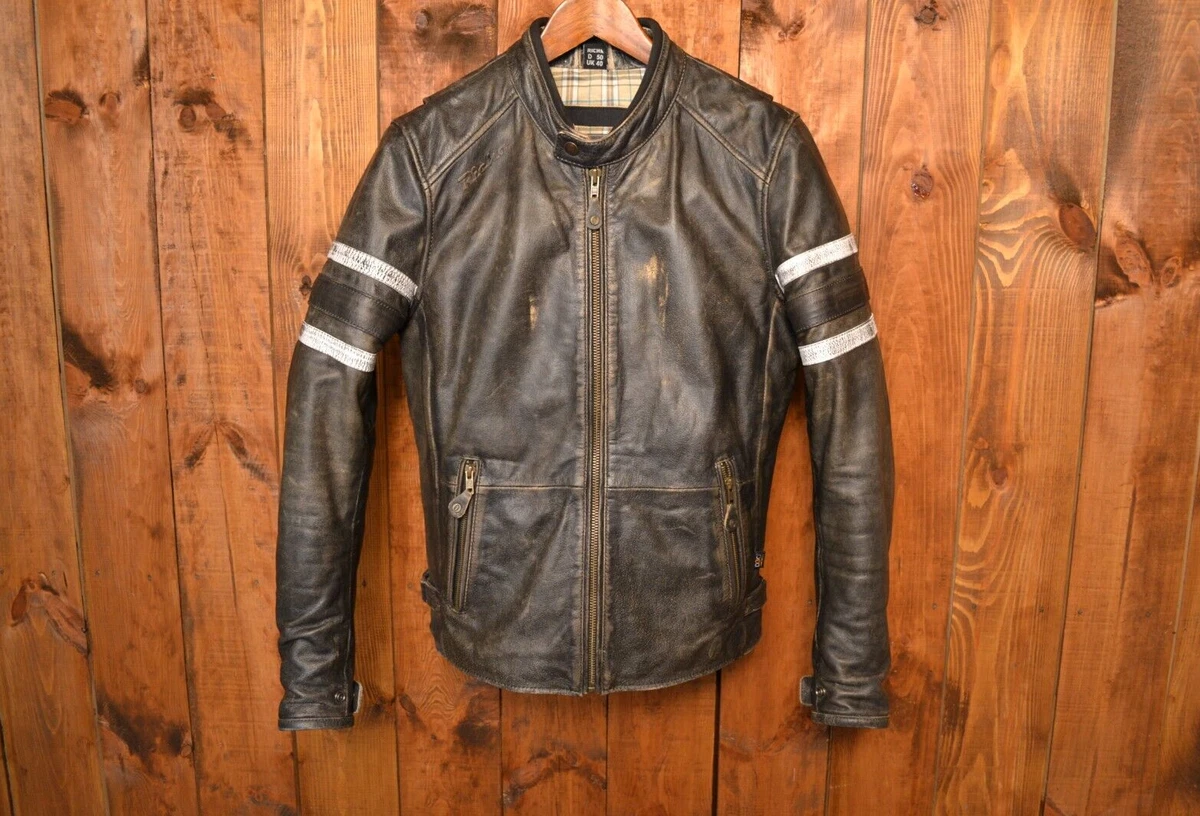 Cafe racer sales jacket with armor