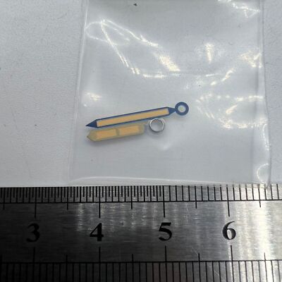 Green Luminous Blue Trim Watch Hands for ST3600/ST3620 ETA6497/6498 Movement