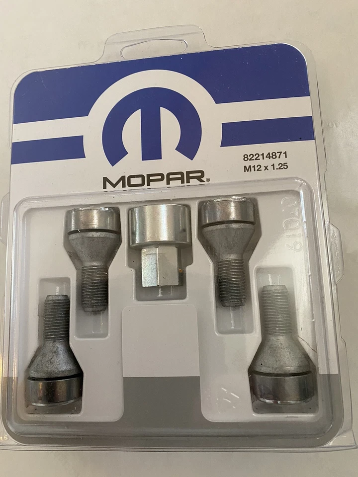Fiat 500 X Jeep Renegade Ram Promaster City Bolt Type Wheel Lock Mopar 82214871 - Image 2 of 4