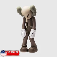 For Kaws Decor 11 inch / 30cm Brown Small Lie Big Nose Vinyl Figurine-US SELLER