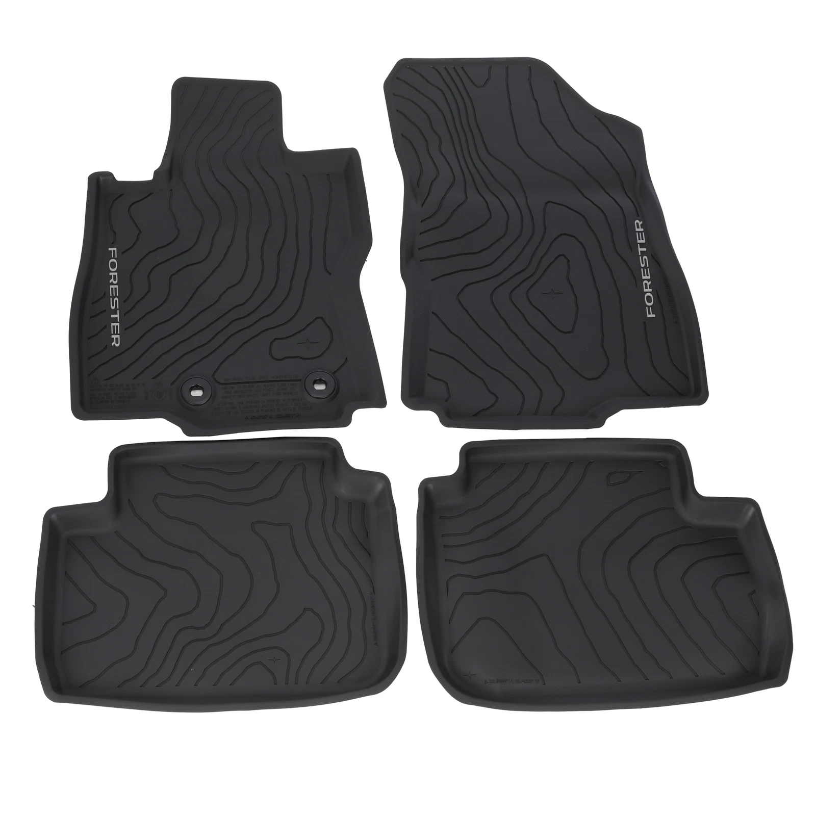 OEM NEW 2025-2026 Subaru Forester Front Rear All Weather Floor Liners J501SSL100