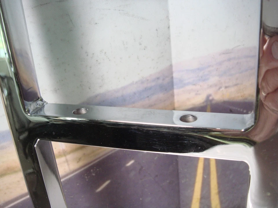 Harley XL Alto Sissy Bar Respaldo 20" Cromo Sportster 57-1978 V-Twin 50-0460 X4 Foto 4 de 4