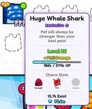 pet sim 99 huge pets (Huge Whale Shark lvl86)