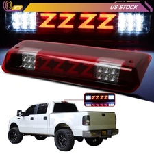 For Ford F-150 07-10 Ford Explorer Sport Trac Chrome Red Lens Third brake light