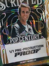HENRY WINKLER 2024 Leaf Pop Century GOLD 1/1 Scripted Pre-Production Proof FONZI