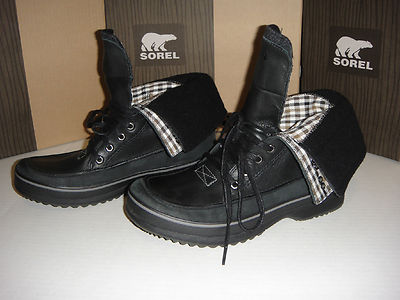 NEW SOREL KINGSTONE PEAK Boot Leather/Nubuck Black/DarkNavy  display picture 3