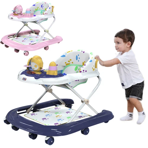 Baby Walker Bouncer First Steps Push Along Activity Music Ride On Car Melody - Picture 12 of 22