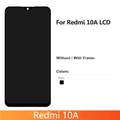 For Xiaomi Redmi 10A LCD Display Touch Screen Digitizer Assembly
