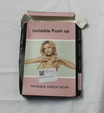 Invisible Women's Reusable Push Up Sticky Bra RM7 Nude Small/Medium NWT