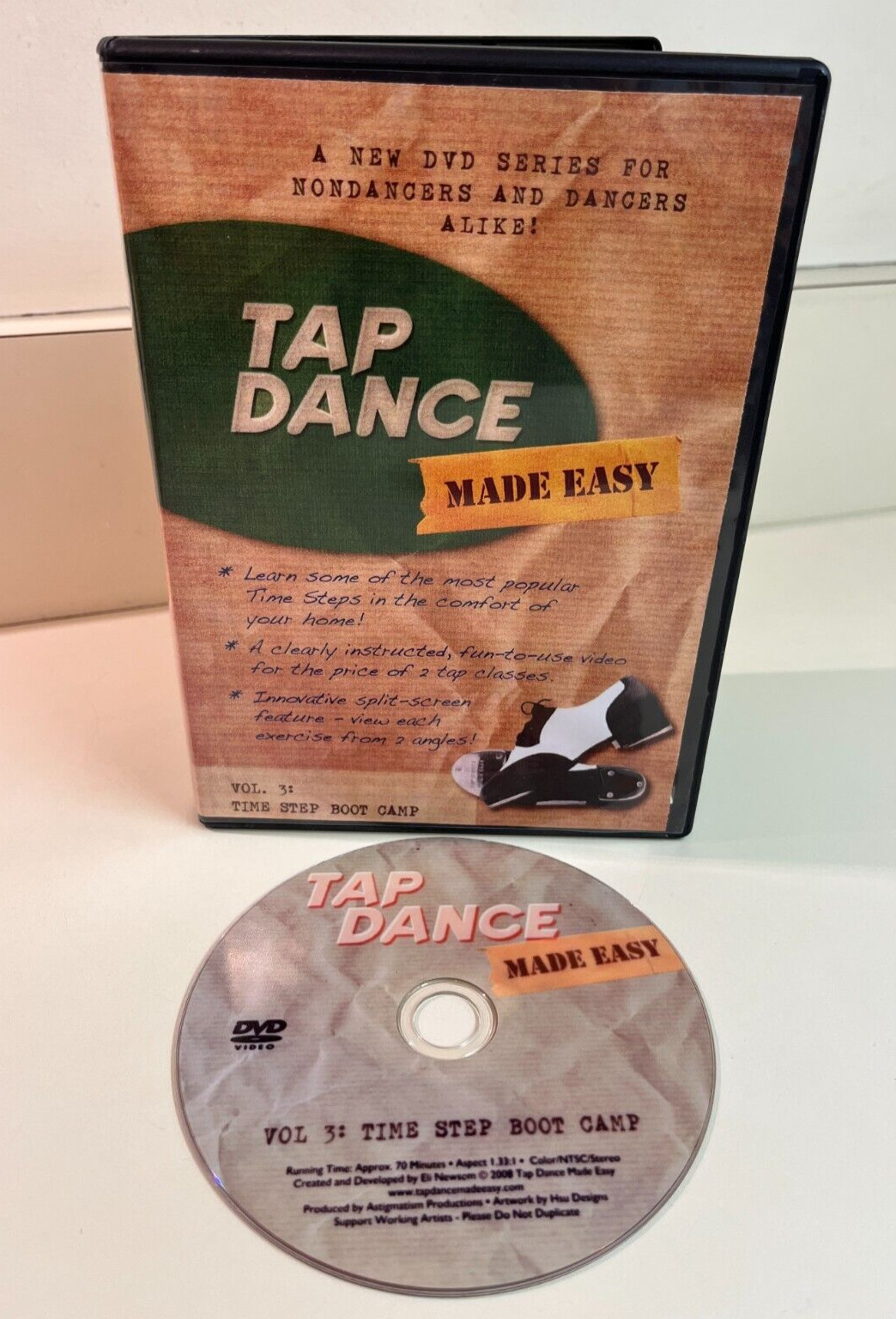 Tap Dance Made Easy Vol 3 Time Step Boot Camp DVD, Eli Newsom, Read for Info