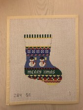 Susan Roberts Handprinted Canvas merry Xmas  284