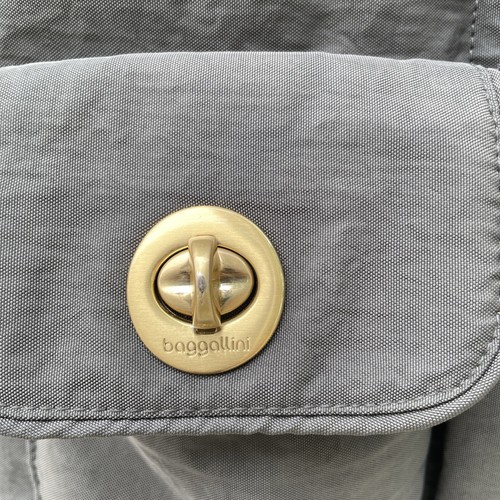 Baggallini Crossbody Bag Nylon Gray Travel Casual - Picture 2 of 18