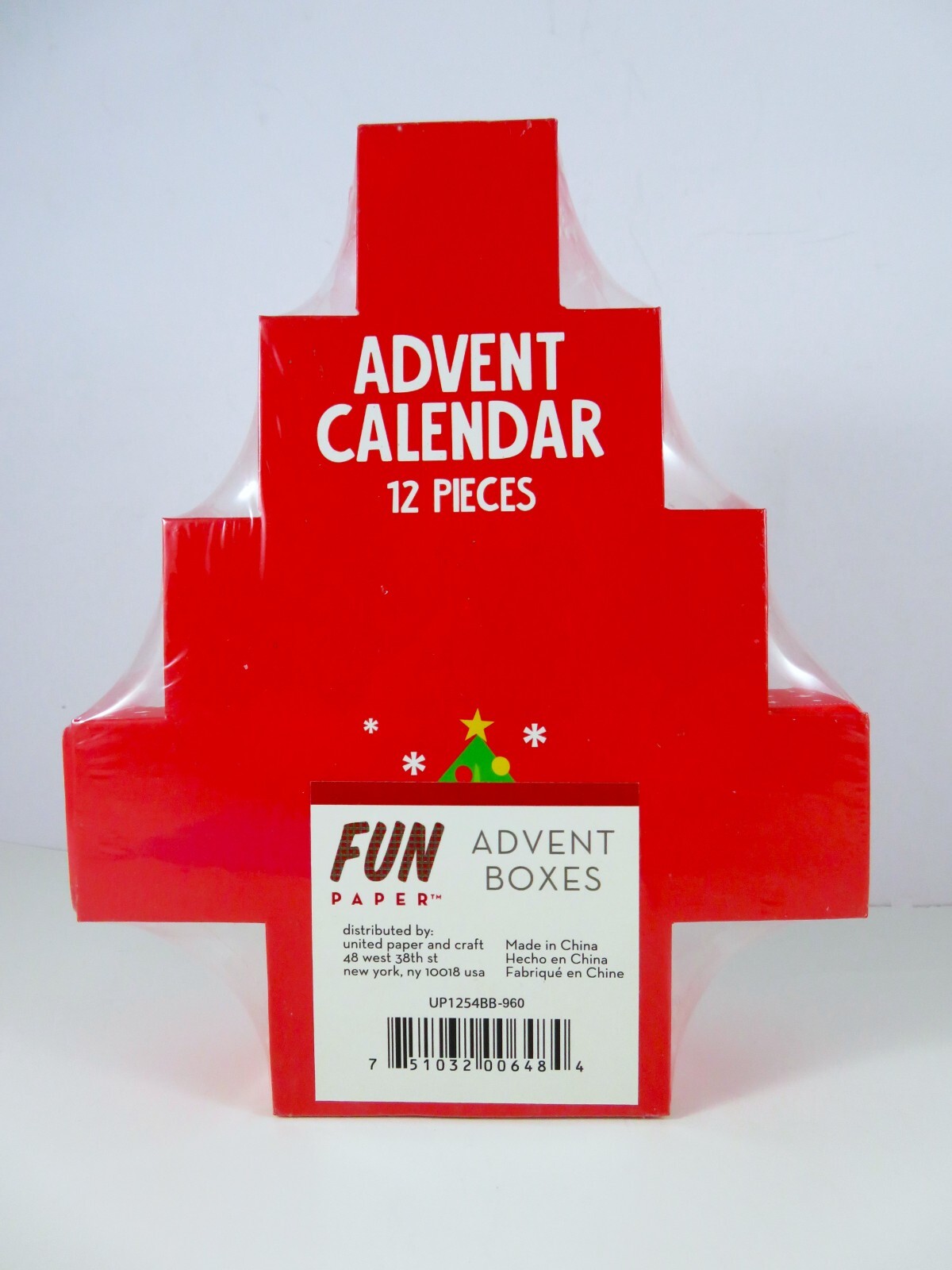 Advent Boxes Calendar 12 Piece Countdown Days Of Christmas Fun ...