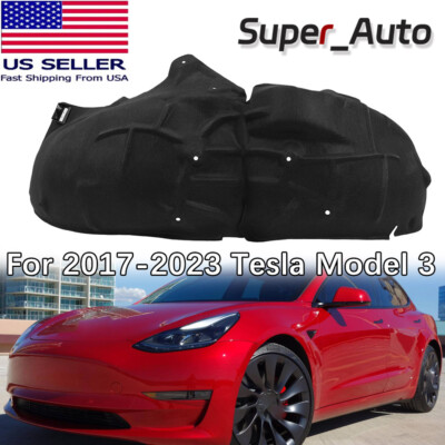 For 2017-2023 Tesla Model 3 Rear Right Wheel Fender Liner Splash Shield Guard RH