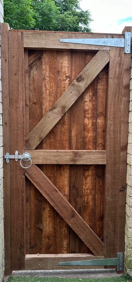 Hardwood, Handmade, Bespoke Gate - Image 3 of 4