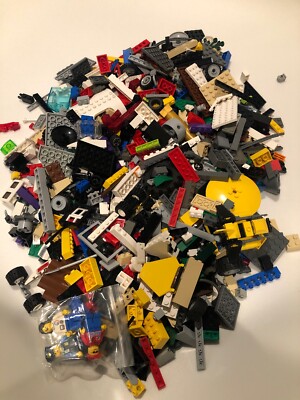500+ Clean Lego Pieces Bulk Plus three Minifigures good clean legos Lot #17 