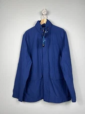 EMS Eastern Mountain Sports Men’s XL Compass Utility Jacket XL Blue Hooded NEW