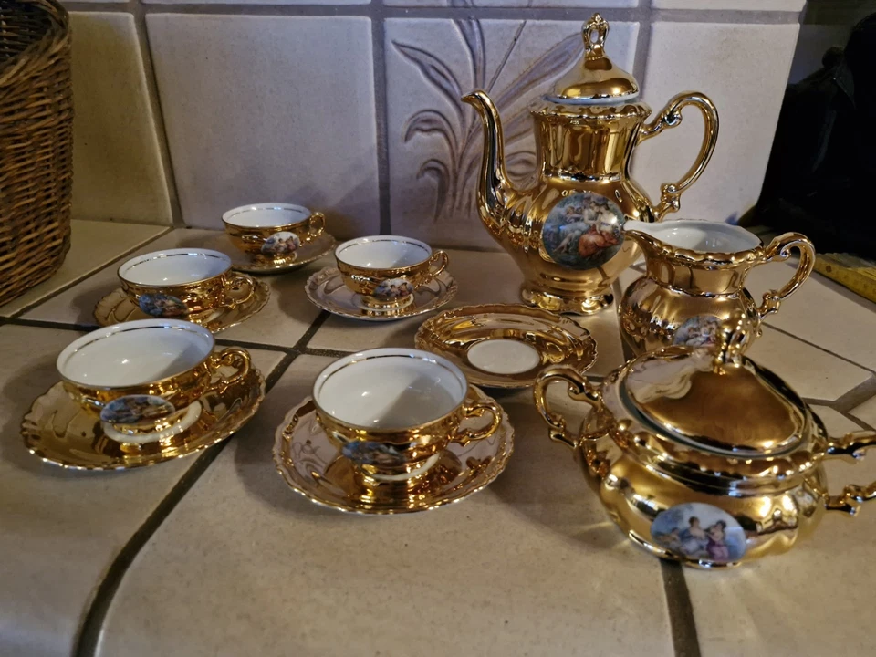 Schickes Altes Mokkaservice  Kaffeeservice Mitterteich Bavaria - Bild 4 von 4