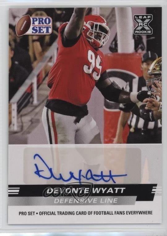 2022 Leaf Pro Set Draft Devonte Wyatt #PSA-DW2 Rookie Auto RC 0z17