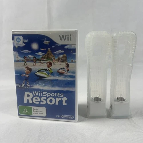 Wii Sports Resort Lot 2x Motion Plus Silicone RVL-026 Tested Working Nintendo