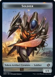 Soldier Token (008) The Brothers' War MTG