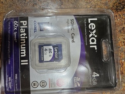 Lexar 4GB Platinum II SDHC