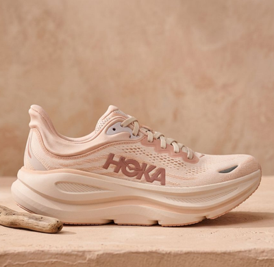 Hoka One One Bondi 9 Rose Latte Rose Cream 1162012-RLTT Womens New