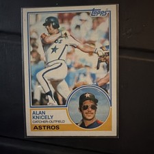 Topps Alan Knicely Houston Astros MLB Baseball 1983 Topps Card #117