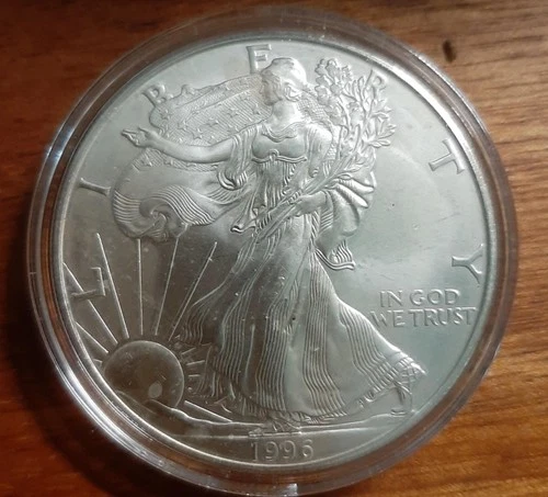 1996 1 oz Silver American Eagle Uncirculated Low Mintage year