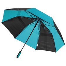 Automatic Open Two Person Rain Umbrella Black Teal