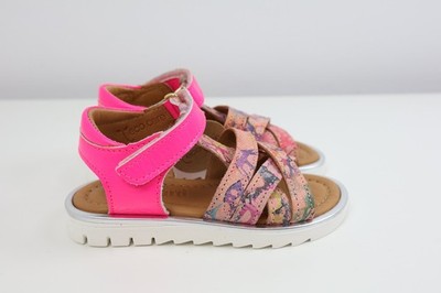 Neue Bisgaard Sandalen Gr. 24 Alice pink bunt Kinderschuhe für Mädchen