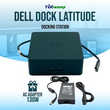 Dell USB-C Thunderbolt Dock Station for Latitude 5501 5510 5511 w/ 130W PSU