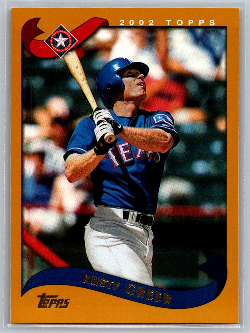 Rusty Greer 2002 Topps Texas Rangers 468