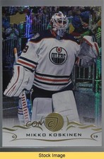 2018-19 Upper Deck Speckled Rainbow Foil Mikko Koskinen #325 READ 0b3