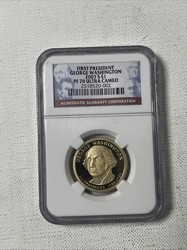 2007 S $1 George Washington First President * NGC PF70 Ultra Cameo Proof *