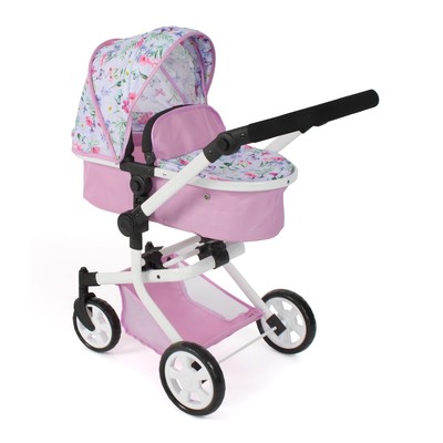 Bayer Chic 2000 Kombi-Puppenwagen MIKA Flowers NEU