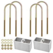 4 inch Universal Leaf Spring Lowering Block Kits, 5" 4 inch Lowering Blocks