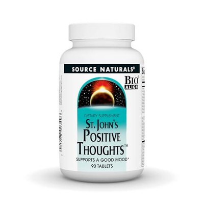 Source Naturals St. John's Positive Thoughts, Supports A Good Mood* - 90 Tablets