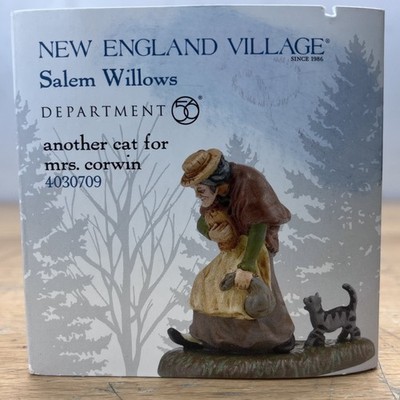 Department 56 New England Another Cat for Mrs. Corwin Figure 4030709 NEW