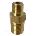 Brass Pipe Reducer Nipple Fitting 1/4" MNPT x 1/8" NPT Male Adapter Increaser