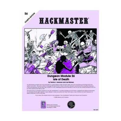 Kenzer HackMaster 4th Ed Isle of Death EX